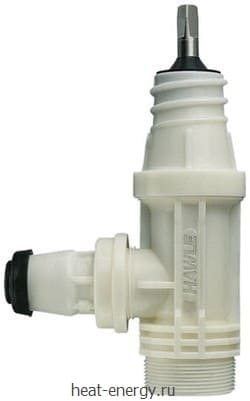 Вентиль с комбинацией насадок ISO Hawle 3150 2"-25/3/4"