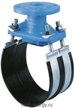 Универсальный врезной хомут фланцевый Hawle 3510 L450