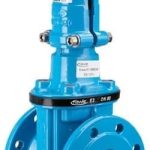 Е2 Задвижка с переходником для э/привода Hawle 4000ELE2 100