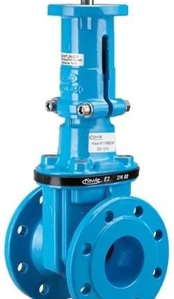 Е2 Задвижка с переходником для э/привода Hawle 4000ELE2 100