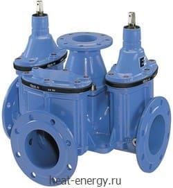 Е2 Задвижка Комби-III с пожарной подставкой Hawle 4460E2 PN16