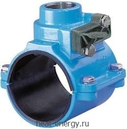 Перекрывающийся врезной хомут Haku