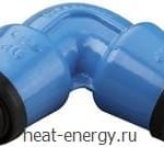 ISO-Колено 90 PE/PE чугун Hawle 6400 20-20
