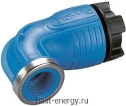 Фитинг Hawle-FIT угол 90 градусов PE/IG Hawle 6430HF 25-25