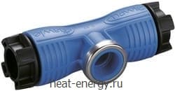 Фитинг Hawle-FIT тройник PE/IG/PE Hawle 6520HF 25-25