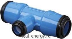 ISO-Фитинг (тройник) PE/PE/PE чугун Hawle 6531 32-25