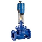 Автоматизированный запорный клапан KSB BOA-H Mat E с сервоприводом EA-C 20