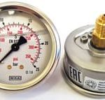 Манометр торцевой (аксиальный