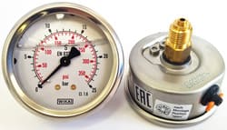 Манометр торцевой (аксиальный