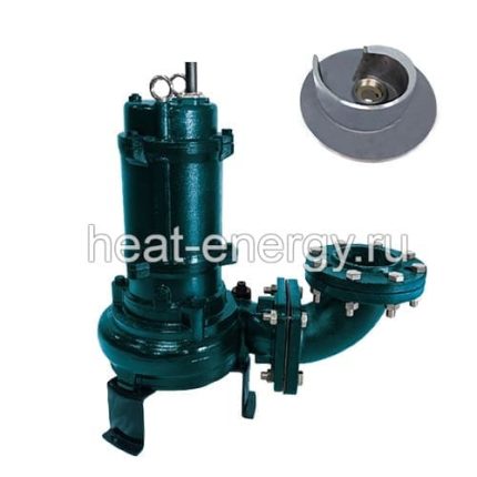 Погружной насос с режущим механизмом Evak 100LEOPARD-5.50-he