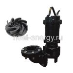 Погружной вихревой фекальный насос Evak 100ECW-5.150-he