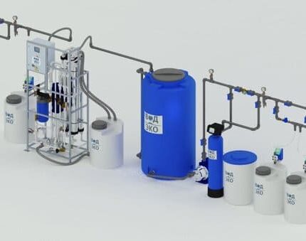 Станция водоподготовки для паровой котельной 1