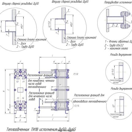 Теплообменник Термоблок Теплохит ТИ18 Ду50