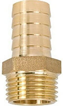 Штуцер (латунь) с наруж. резьбой - 1"x25 Vodotok YT-Е5009 (упак.100шт) арт. L5328