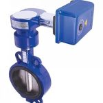 Затвор ВОГЕЗ с ЭИМ ВЭО-04 Ду40